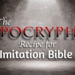 Apocrypha and the Bible