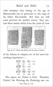 Yahweh cuneiform Akkadian Delitzsch