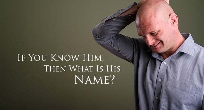 what is the name of god?; does it matter what we call god?; does god have a name?; can I know god and not his name?; yahweh