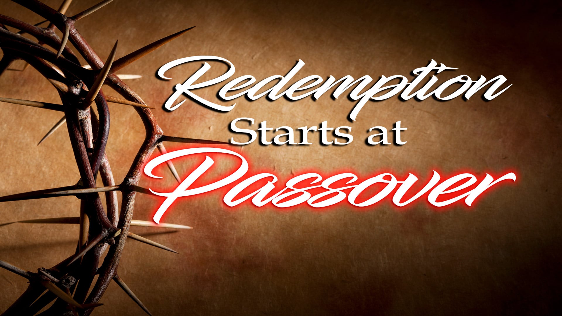 Redemption Starts at Passover What is the Passover Day?
